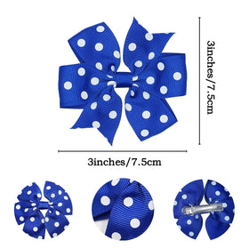 CÉLLOT hair bows featuring classic grosgrain ribbon