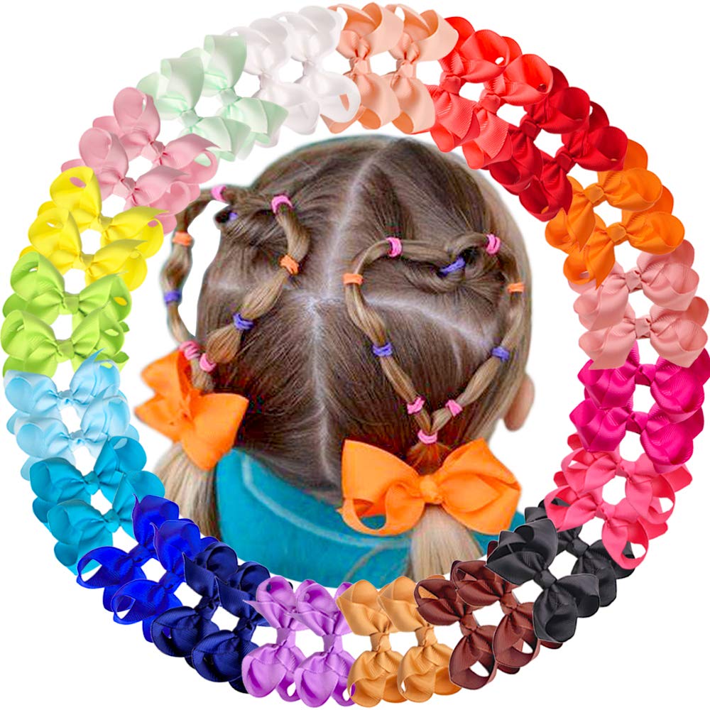 CÉLLOT hair bows in pairs with alligator clips
