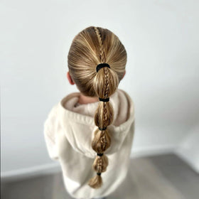 CÉLLOT hair ties in different hairstyles