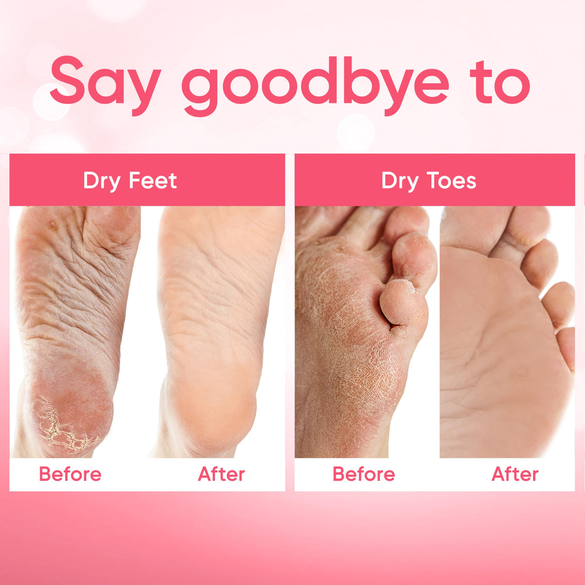 CÉLOR Foot Peel Mask booties with relaxing lavender scent