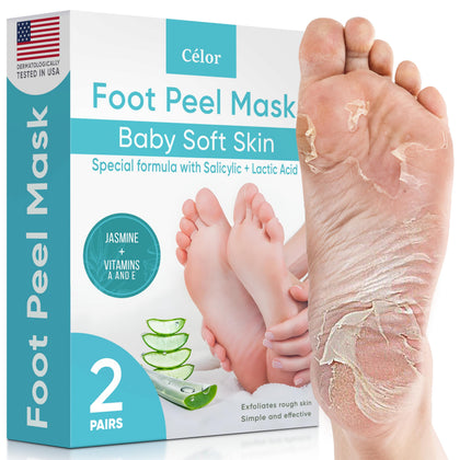 CÉLOR Foot Peel Mask packaging front view