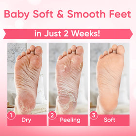 CÉLOR Foot Peel Mask showing ingredients list