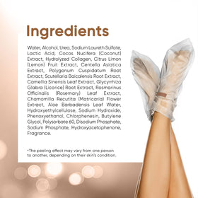CÉLOR Foot Peel Mask with relaxing Lavender scent displayed