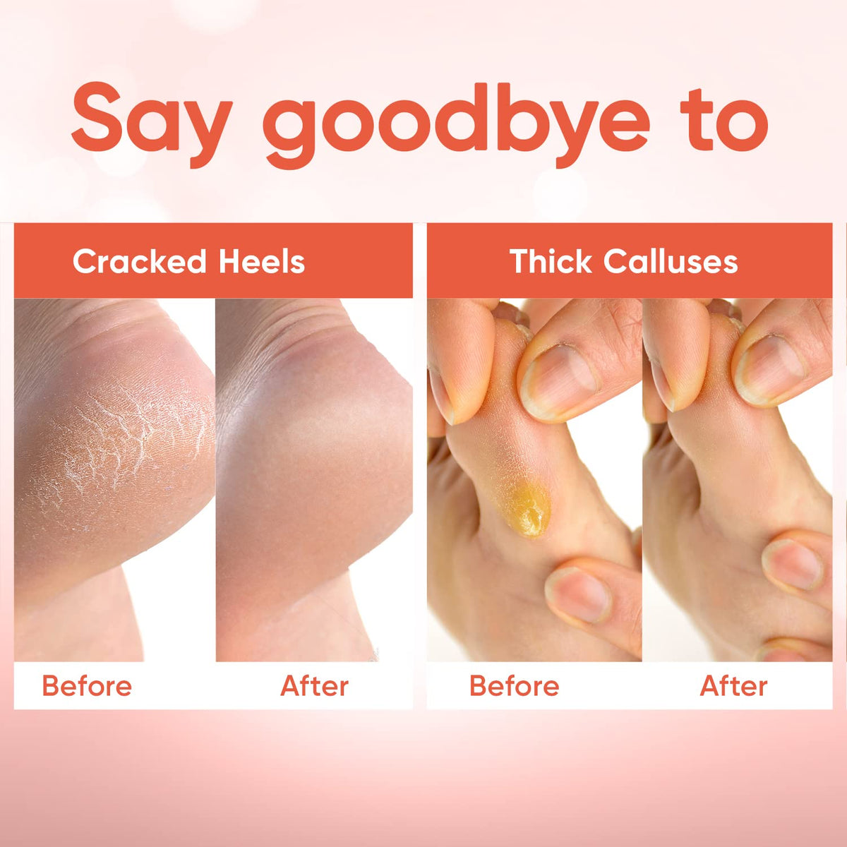 CÉLOR Foot Peeling Mask showing application instructions