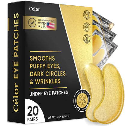 CÉLOR Under Eye Patches front view packaging