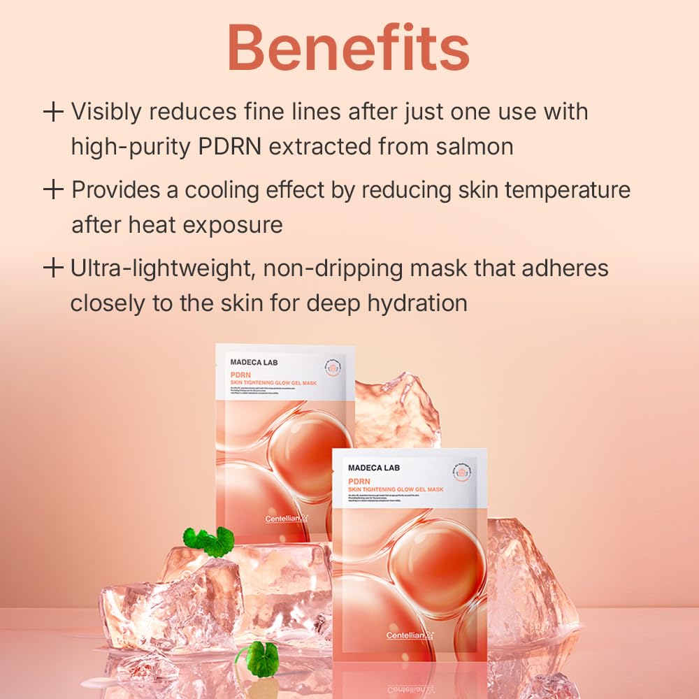 CENTELLIAN 24 Madeca Lab PDRN Firming Glow Mask gel sheet close-up