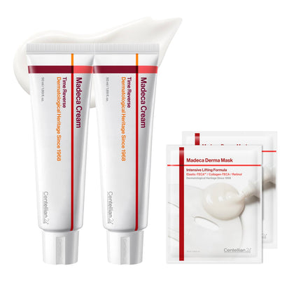 CENTELLIAN 24 Time Reverse Signature Edition cream and masks front view