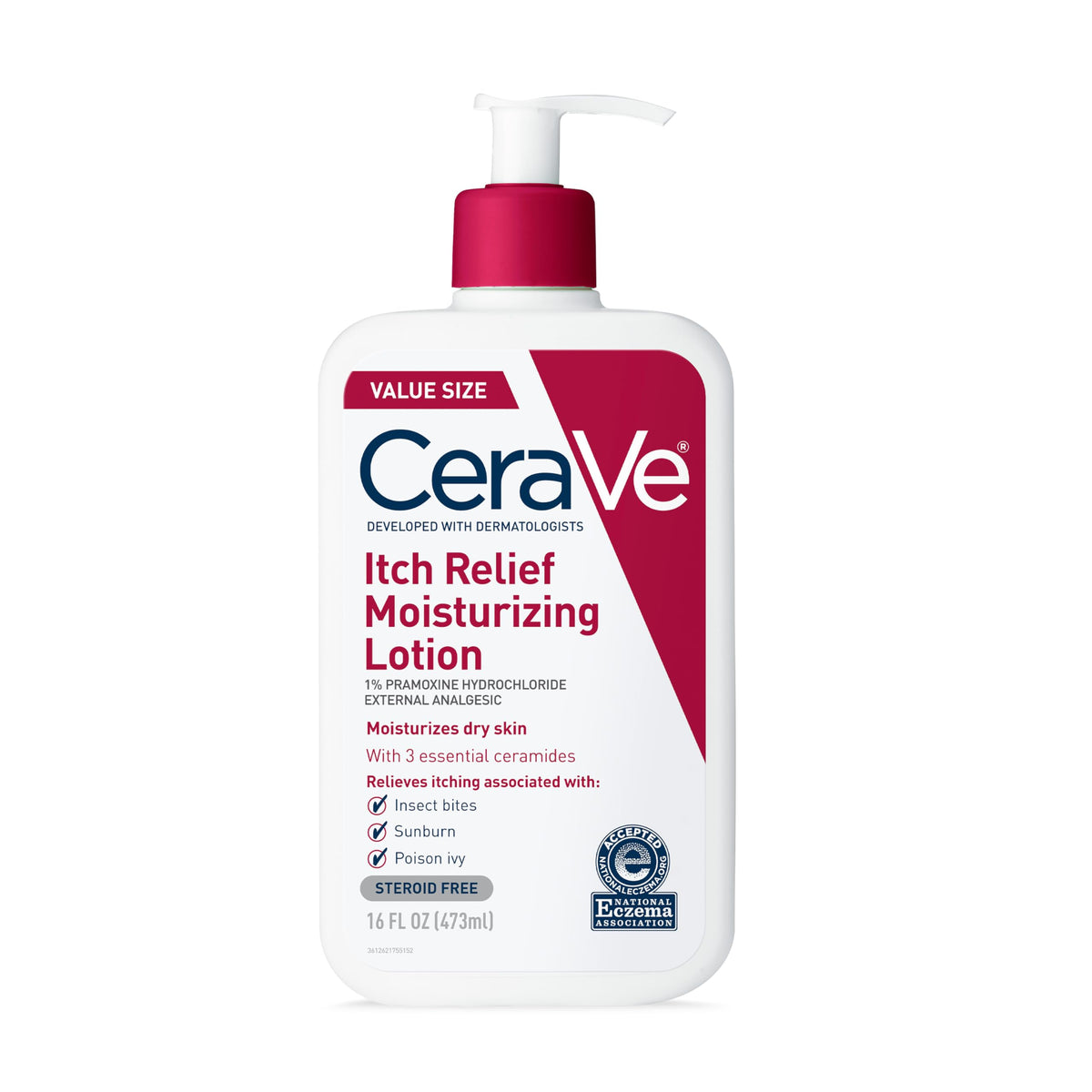 CeraVe Anti Itch Lotion 16oz front view with packaging