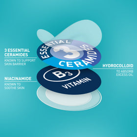 CeraVe Blemish Patch applied on skin close-up