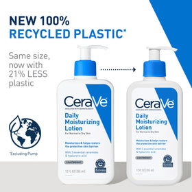 CeraVe Daily Moisturizing Lotion 19oz back view showing ingredients