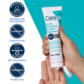 CeraVe Foaming Acne Cream Cleanser 5oz with pump