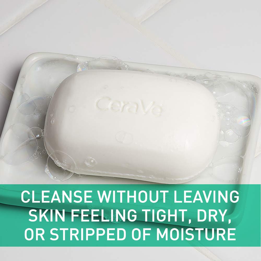 CeraVe Foaming Cleanser Bar in bathroom setting