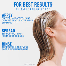 CeraVe Gentle Hydrating Conditioner 290g with shampoo