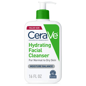 CeraVe Hydrating Cleanser 16oz front view with pump