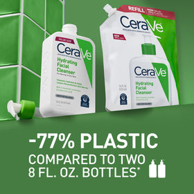 CeraVe Hydrating Cleanser 16oz in a bathroom setting