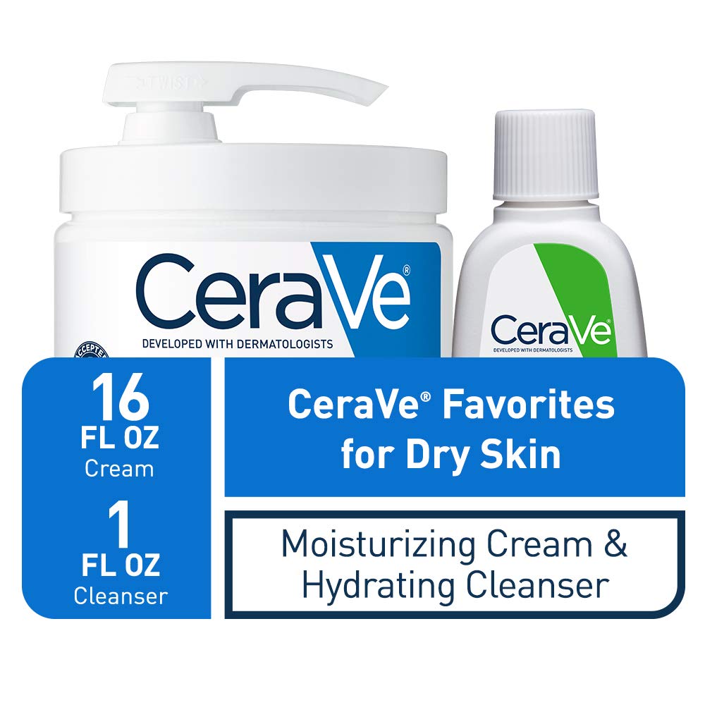 CeraVe Hydrating Facial Cleanser sample size side view