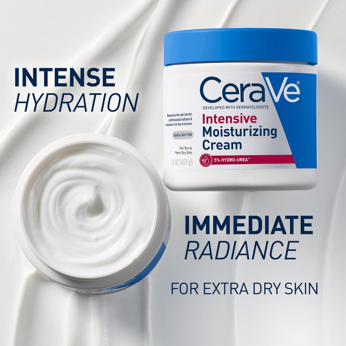 CeraVe Intensive Moisturising Cream 19oz side view