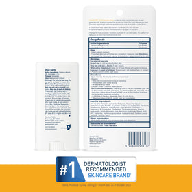 CeraVe Mineral Sunscreen Stick SPF 50 label close-up