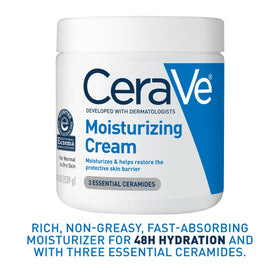 CeraVe Moisturizing Cream 19oz in a skincare routine