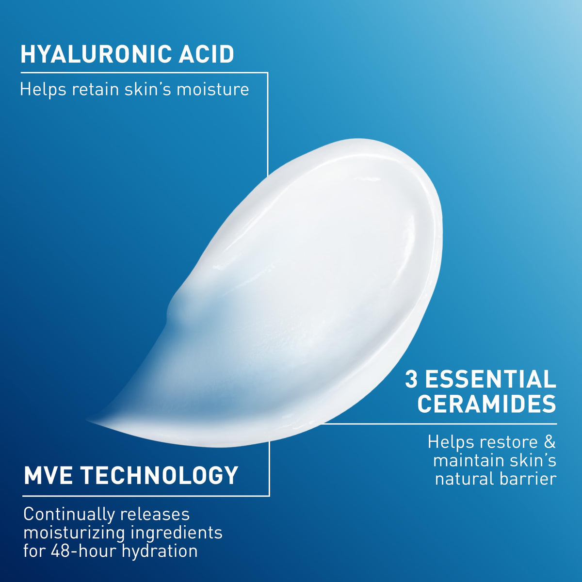 CeraVe Moisturizing Cream 19oz lid open showing cream