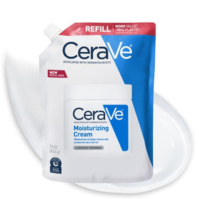 CeraVe Moisturizing Cream Body Lotion 16oz refill front view