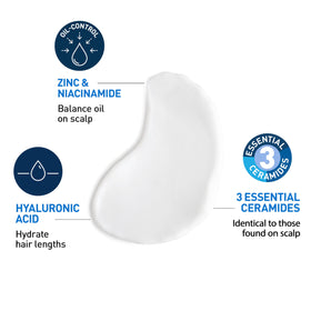 CeraVe Oil Control Conditioner 9 Oz with product texture