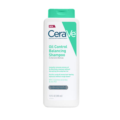 CeraVe Oil Control Shampoo 12oz front view