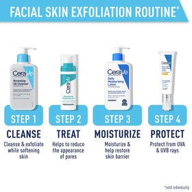 CeraVe Renewing Salicylic Acid Cleanser 16oz on bathroom counter