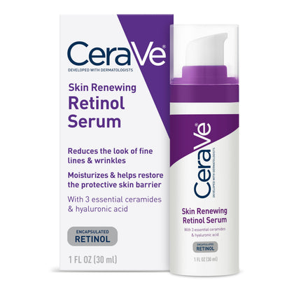 CeraVe Retinol Serum 1 oz front view with packaging