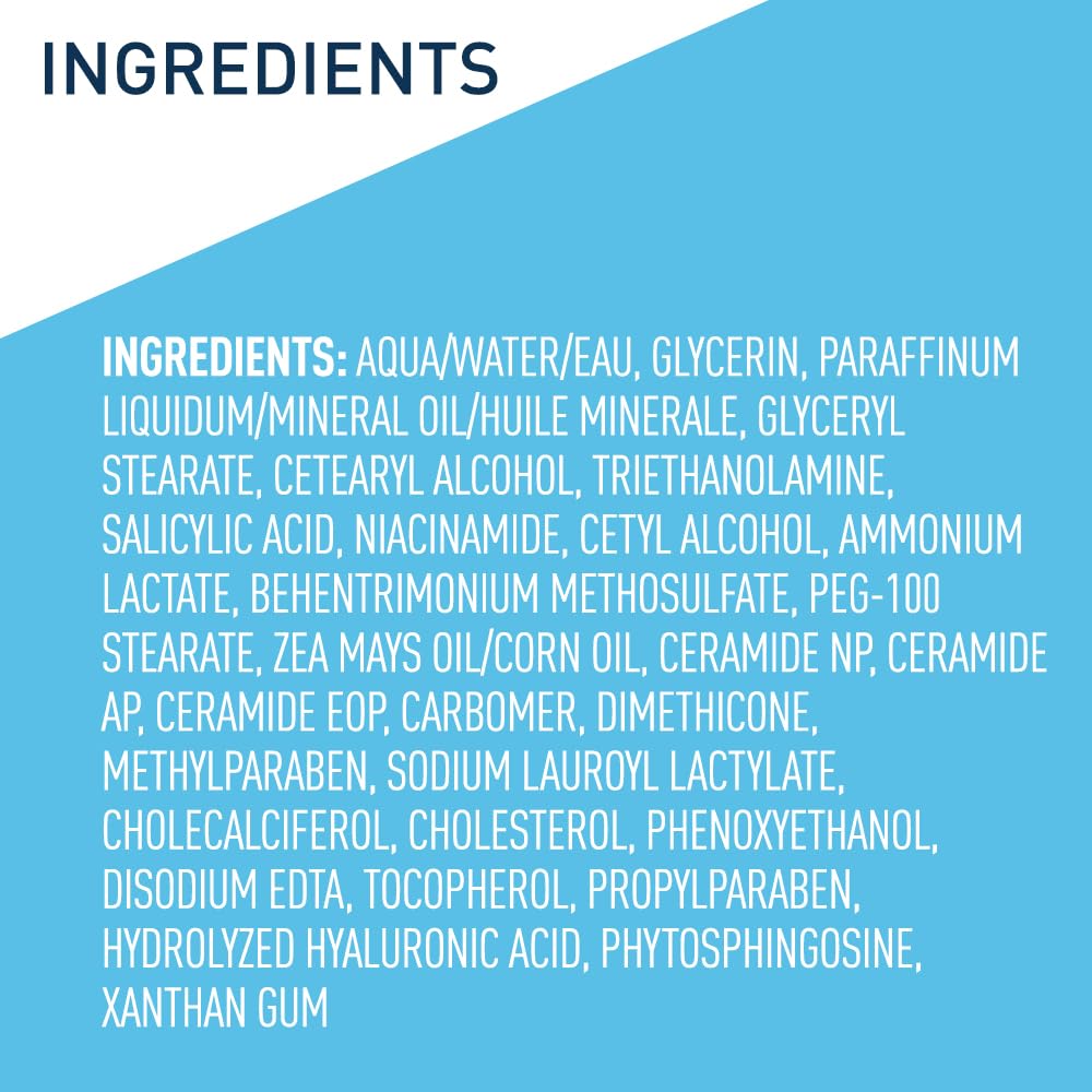 CeraVe SA Moisturizing Cream with Salicylic Acid Body Wash