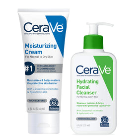 CeraVe Skin Care Set includes moisturising cream and hydrating cleanser