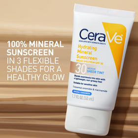 CeraVe Tinted Sunscreen for Face, Light shade back view