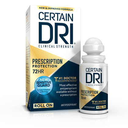 Certain Dri Clinical Antiperspirant Roll-On 1.2 oz front view