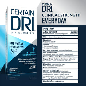 Certain Dri Everyday Strength Clinical Antiperspirant travel-friendly size