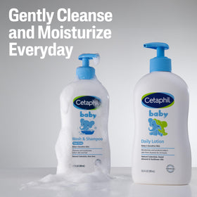 Cetaphil Baby Shampoo & Body Wash packaging details