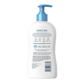 Cetaphil Baby Shampoo & Body Wash with baby towel