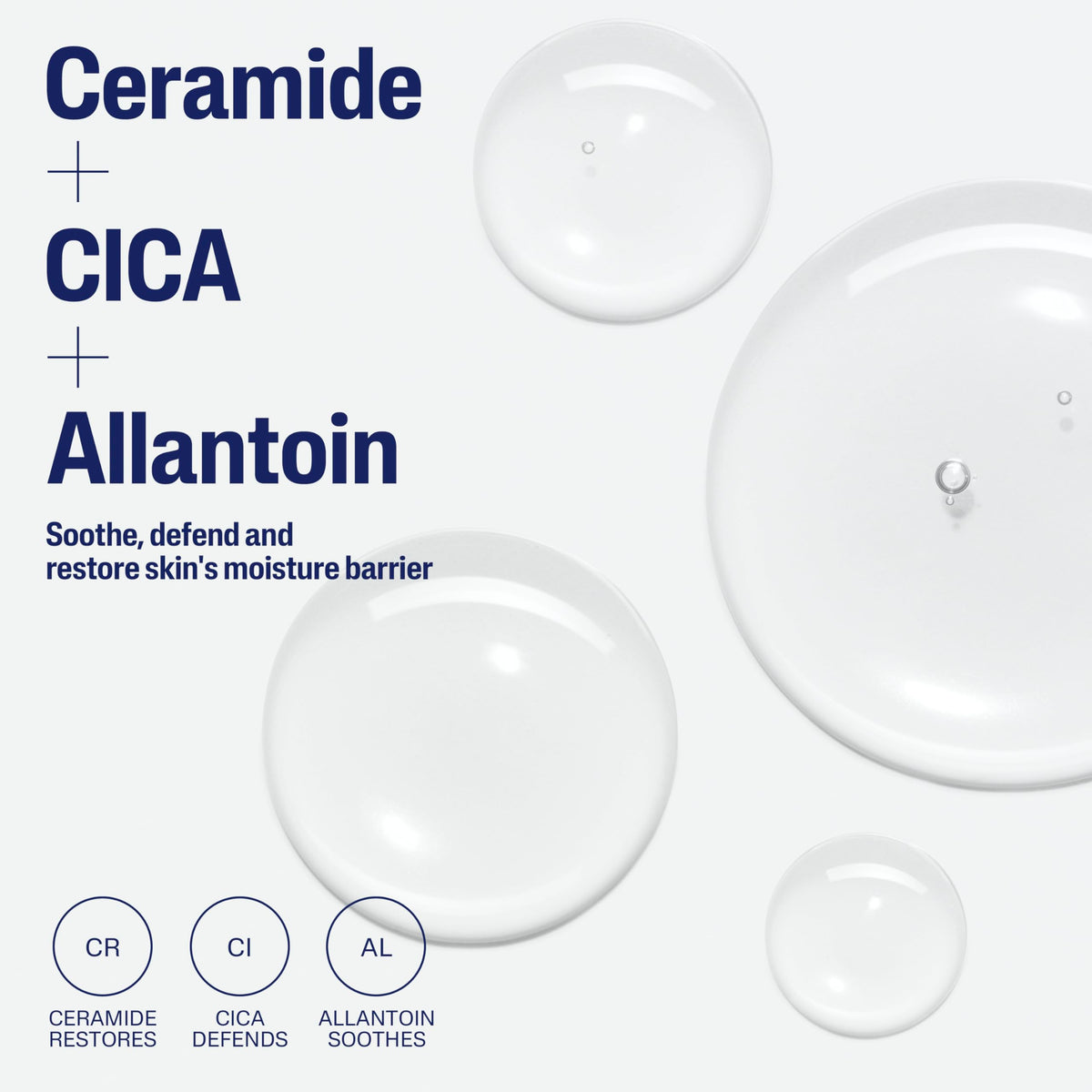 Cetaphil Ceramide Serum application on skin