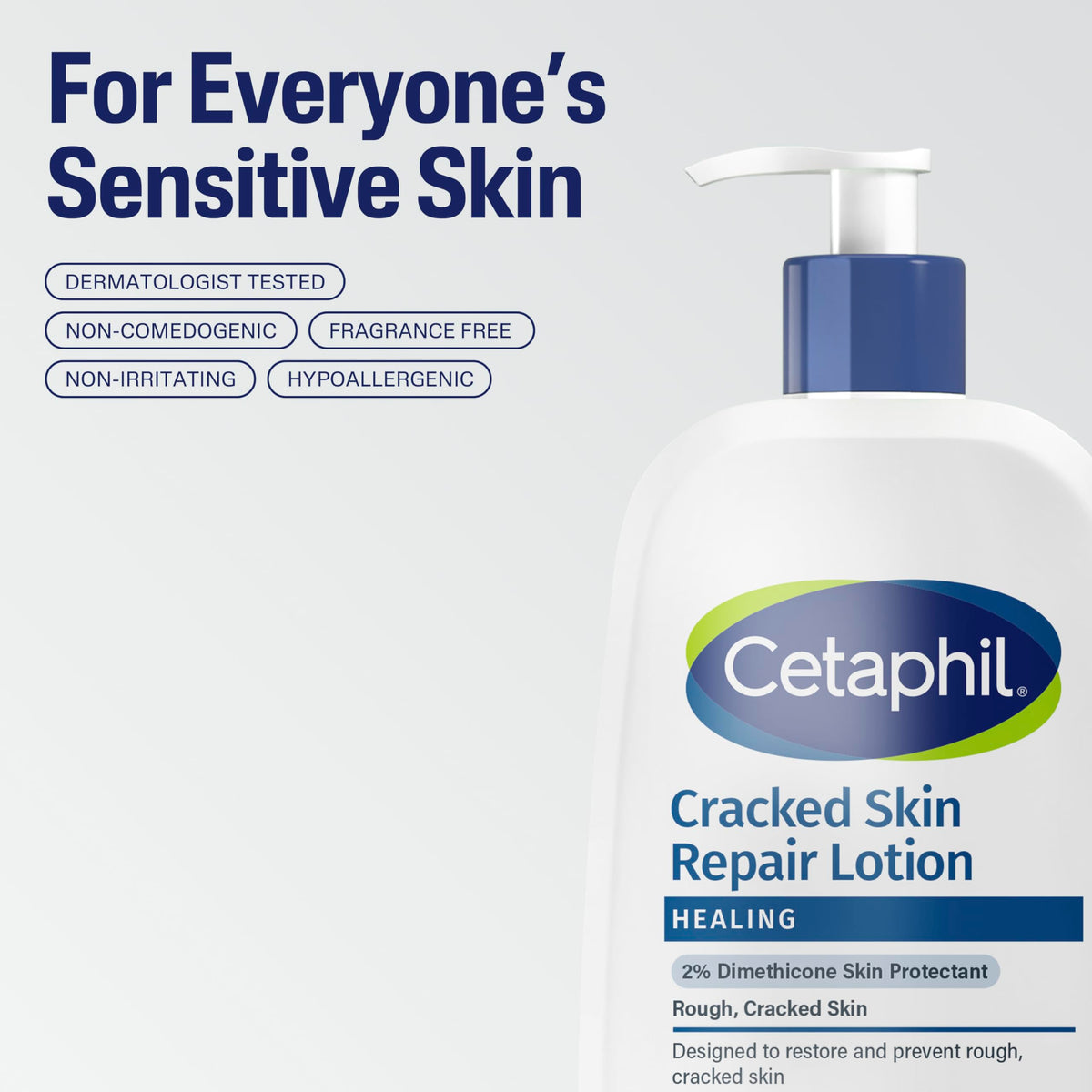 Cetaphil Cracked Skin Repair Lotion 16 oz with ingredients list