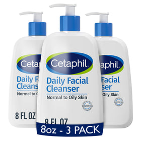 Cetaphil Daily Facial Cleanser 8 fl oz front view