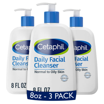 Cetaphil Daily Facial Cleanser 8 fl oz front view