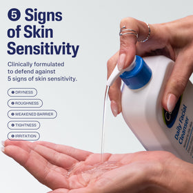 Cetaphil Daily Facial Cleanser bottle side view