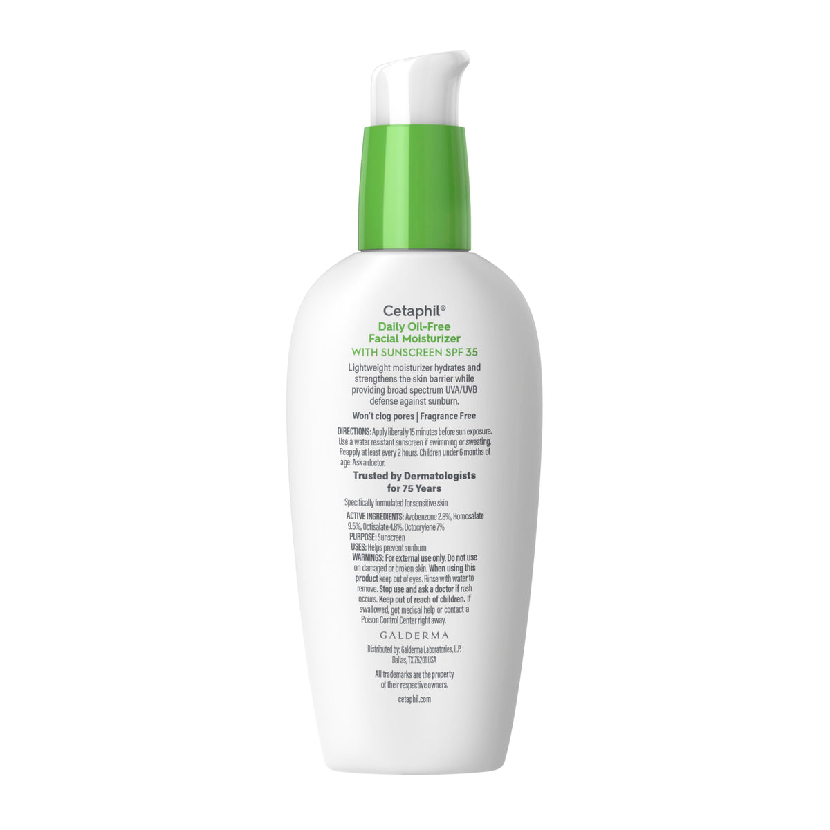 Cetaphil Daily Facial Moisturizer SPF 35 with other skincare products