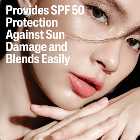Cetaphil Daily Facial Moisturizer SPF 50+ product details on a table