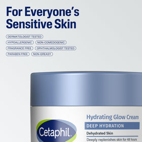 Cetaphil Deep Hydration Face Cream 1.7oz lifestyle scene