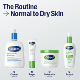 Cetaphil Foaming Face Wash on a bathroom counter