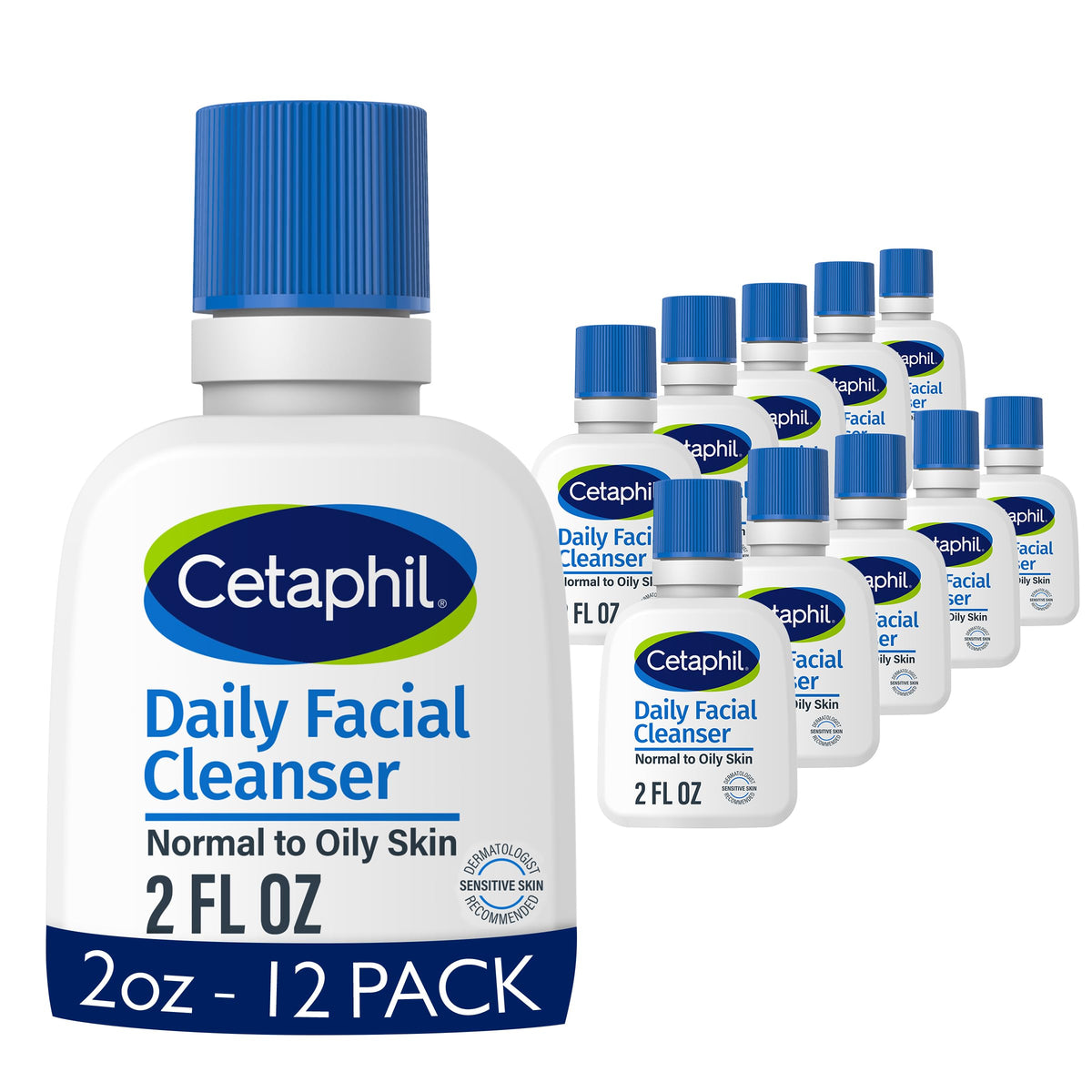 Cetaphil Foaming Face Wash travel size 2 fl oz front view