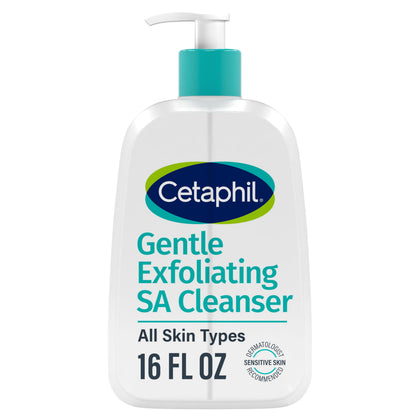 Cetaphil Gentle Exfoliating Face Wash 16 fl oz front view