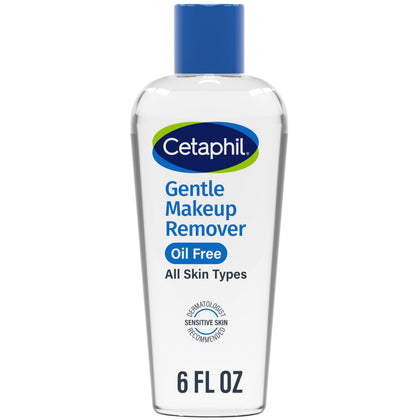 Cetaphil Gentle Waterproof Makeup Remover 6 Fl Oz front view