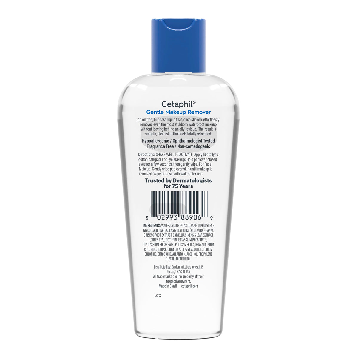Cetaphil Gentle Waterproof Makeup Remover 6 Fl Oz in a skincare routine