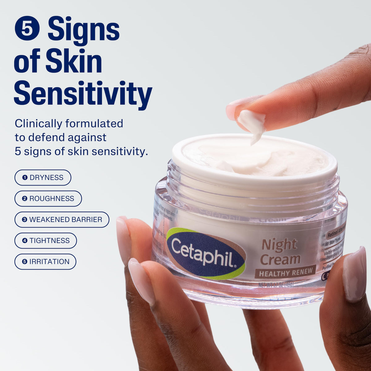 Cetaphil Healthy Renew Night Face Cream packaging